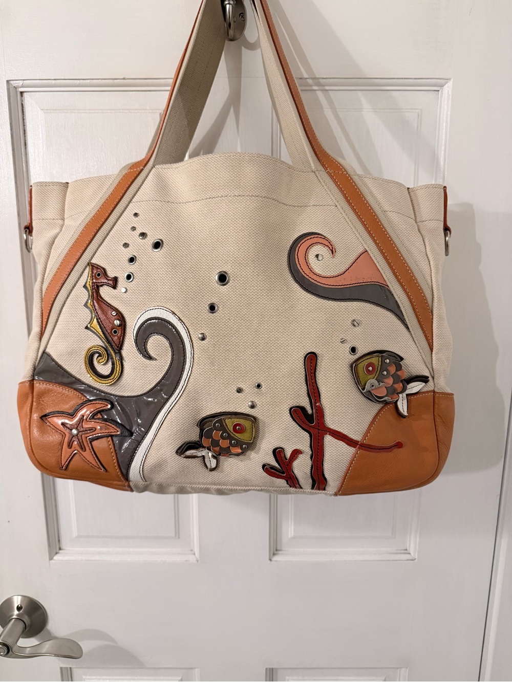 Prada Canapa Sea Life Tote